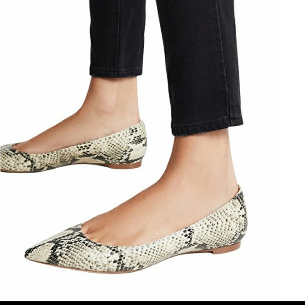 Sam Edelman Snakeskin Flats